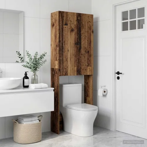 Kabinetska WC ALKMAAR Staro drvo 66 x 25,5 x 190 cm - Staro drvo Cijena