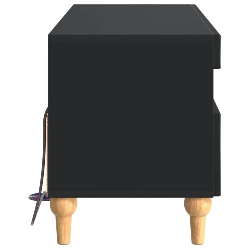 LED TV kabinet ALKMAAR 100 x 35 x 43 cm Crna Konstruirano drvo - Crna Cijena