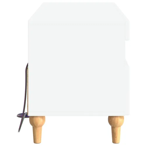 LED TV kabinet ALKMAAR 81 x 35 x 43 cm Bijela Konstruirano drvo - Bijela Cijena