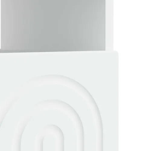 LED TV kabinet ALKMAAR 81 x 35 x 43 cm Bijela Konstruirano drvo - Bijela Cijena