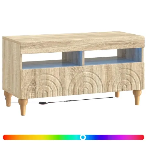 LED TV kabinet ALKMAAR 81 x 35 x 43 cm Hrast sonoma - Hrast sonoma Cijena