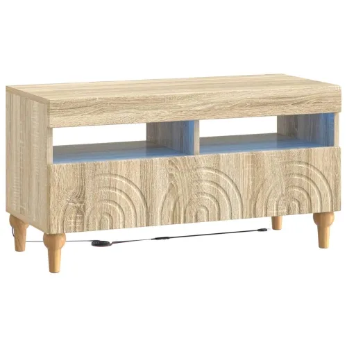 LED TV kabinet ALKMAAR 81 x 35 x 43 cm Hrast sonoma - Hrast sonoma Cijena