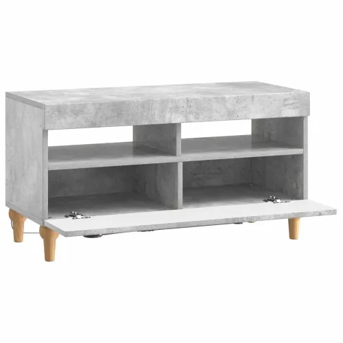 LED TV kabinet ALKMAAR 81 x 35 x 43 cm Betonska siva - Betonska siva Cijena
