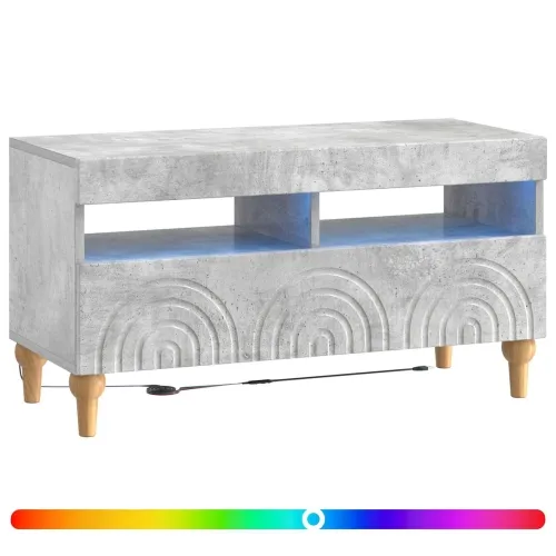 LED TV kabinet ALKMAAR 81 x 35 x 43 cm Betonska siva - Betonska siva Cijena