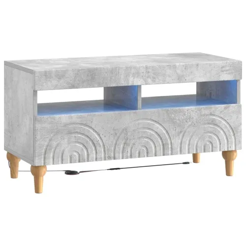 LED TV kabinet ALKMAAR 81 x 35 x 43 cm Betonska siva - Betonska siva Cijena