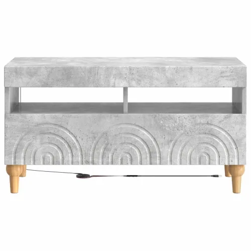 LED TV kabinet ALKMAAR 81 x 35 x 43 cm Betonska siva - Betonska siva Cijena