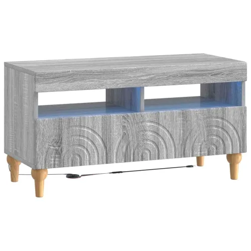 LED TV kabinet ALKMAAR 81 x 35 x 43 cm Siva Sonoma - Siva Sonoma Cijena