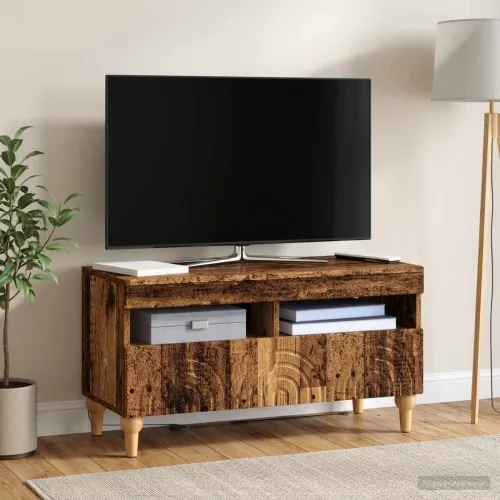 LED TV kabinet ALKMAAR 81 x 35 x 43 cm Staro drvo - Staro drvo Cijena