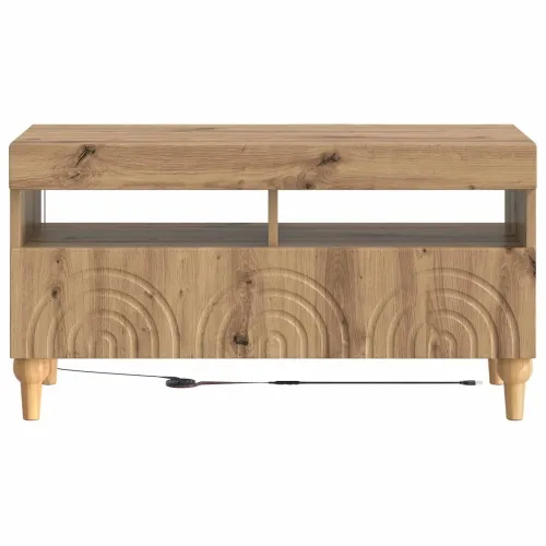 LED TV kabinet ALKMAAR 81 x 35 x 43 cm Hrast artisan - Hrast artisan Cijena