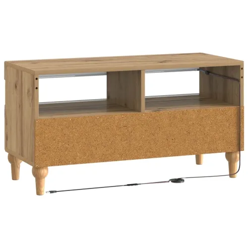 LED TV kabinet ALKMAAR 81 x 35 x 43 cm Hrast artisan - Hrast artisan Cijena