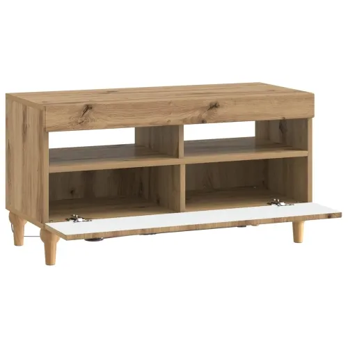 LED TV kabinet ALKMAAR 81 x 35 x 43 cm Hrast artisan - Hrast artisan Cijena