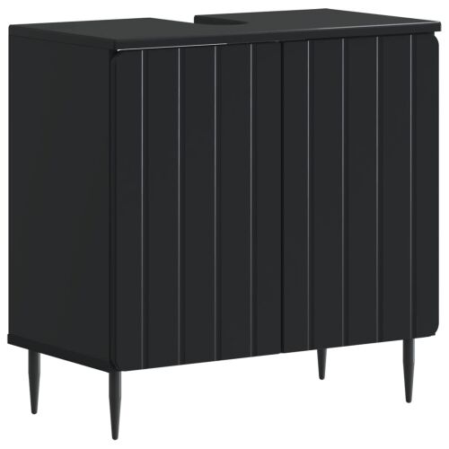 Kupaonski ormarić za sudoper ZWOLLE Crna 59,5 x 31,5 x 59 cm - Crna Cijena