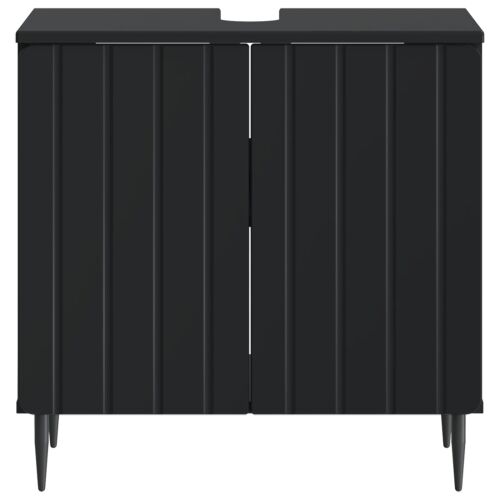 Kupaonski ormarić za sudoper ZWOLLE Crna 59,5 x 31,5 x 59 cm - Crna Cijena