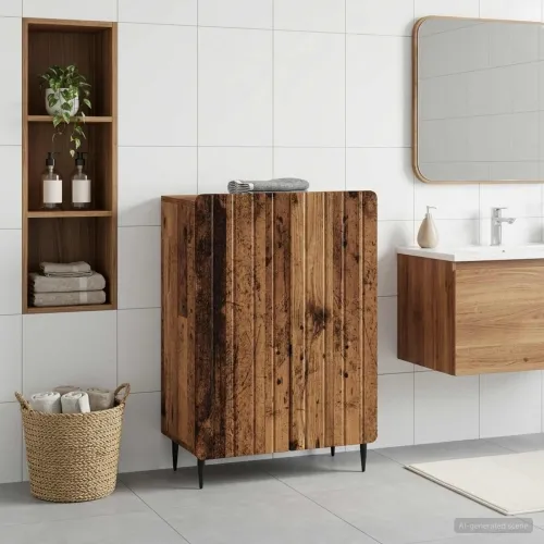 Ormarić za kupaonicu ZWOLLE Staro drvo 59,5 x 31 x 79,5 cm - Staro drvo Cijena