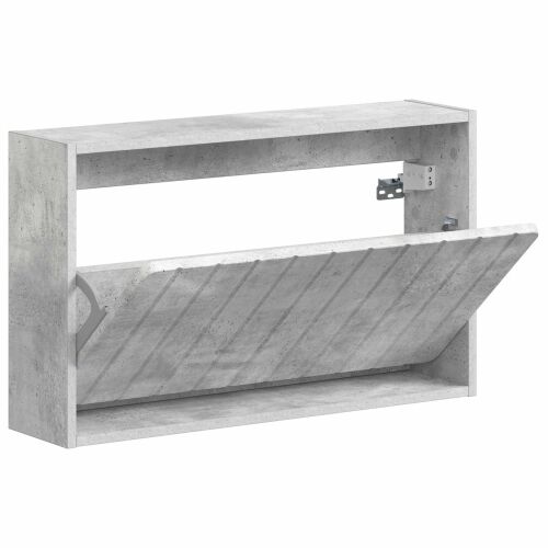 Ormar za cipele na zidu ZWOLLE 71 x 17 x 43 cm Betonska siva - Betonska siva Cijena