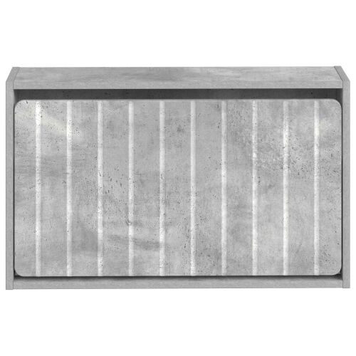 Ormar za cipele na zidu ZWOLLE 71 x 17 x 43 cm Betonska siva - Betonska siva Cijena