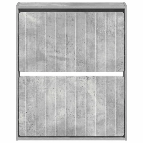 Ormar za cipele na zidu ZWOLLE 71 x 17 x 86 cm Betonska siva - Betonska siva Cijena