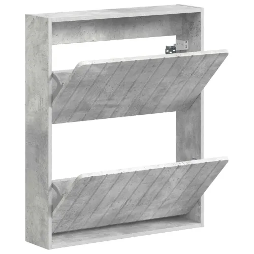 Ormar za cipele na zidu ZWOLLE 71 x 17 x 86 cm Betonska siva - Betonska siva Cijena