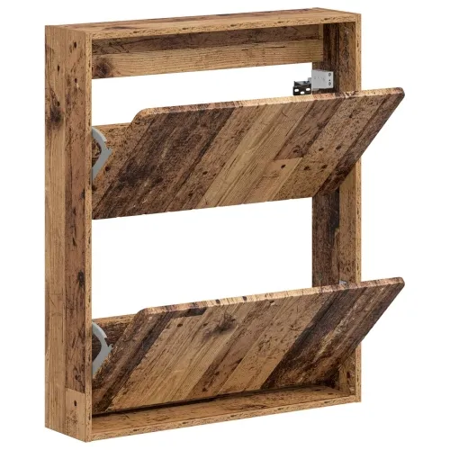 Ormar za cipele na zidu ZWOLLE 71 x 17 x 86 cm Staro drvo - Staro drvo Cijena