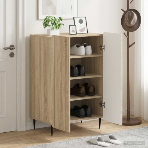 Ormar za cipele ZWOLLE 59,5 x 39,5 x 91,5 cm Konstruirano drvo - Hrast sonoma Cijena