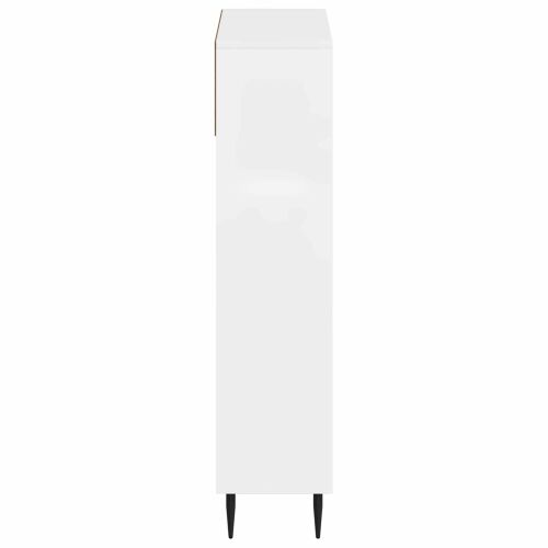Ormar za cipele ZWOLLE 78 x 24 x 103 cm Konstruirano drvo - Bijela visokog sjaja Cijena