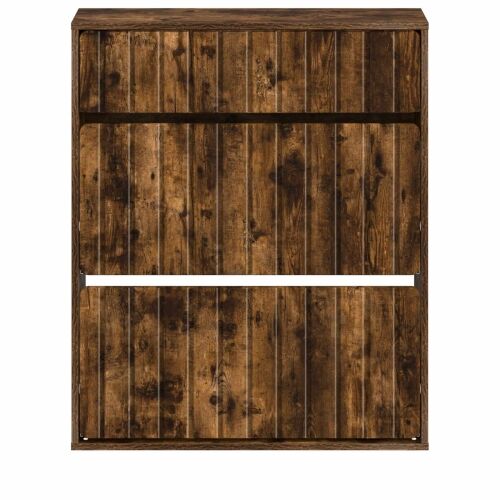 Ormar za cipele ZWOLLE 78 x 24 x 103 cm Konstruirano drvo - Dimljeni hrast Cijena