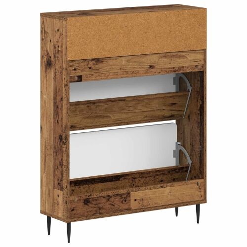 Ormar za cipele ZWOLLE 78 x 24 x 103 cm Konstruirano drvo - Staro drvo Cijena