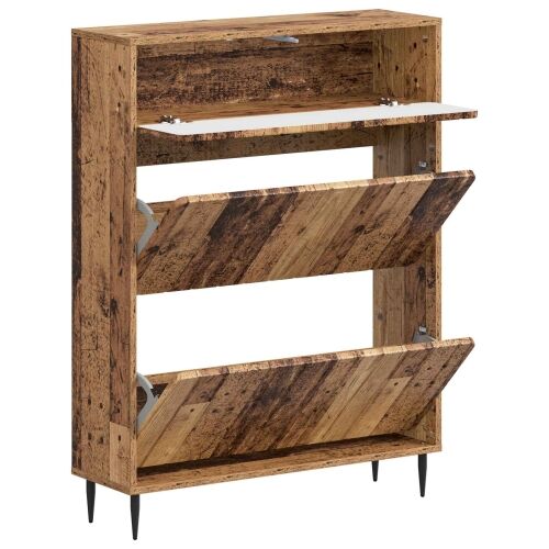 Ormar za cipele ZWOLLE 78 x 24 x 103 cm Konstruirano drvo - Staro drvo Cijena