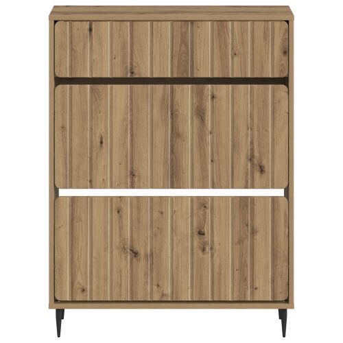 Ormar za cipele ZWOLLE 78 x 24 x 103 cm Konstruirano drvo - Hrast artisan Cijena