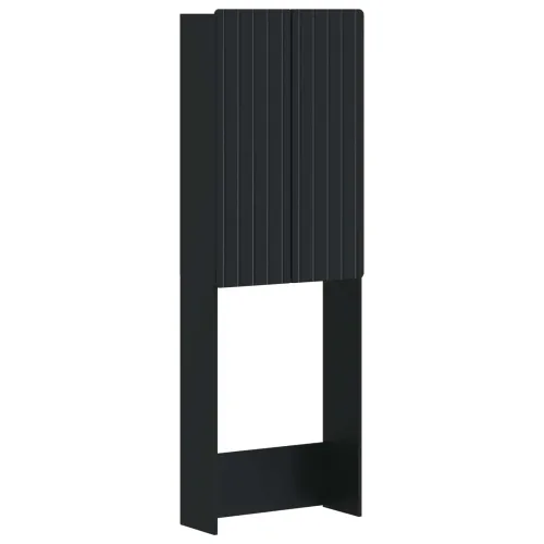 Kabinetska WC ZWOLLE Crna 66 x 25,5 x 190 cm Konstruirano drvo - Crna Cijena
