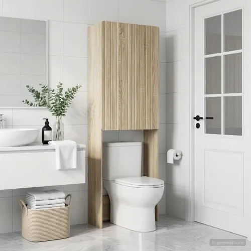 Kabinetska WC ZWOLLE Hrast sonoma 66 x 25,5 x 190 cm - Hrast sonoma Cijena