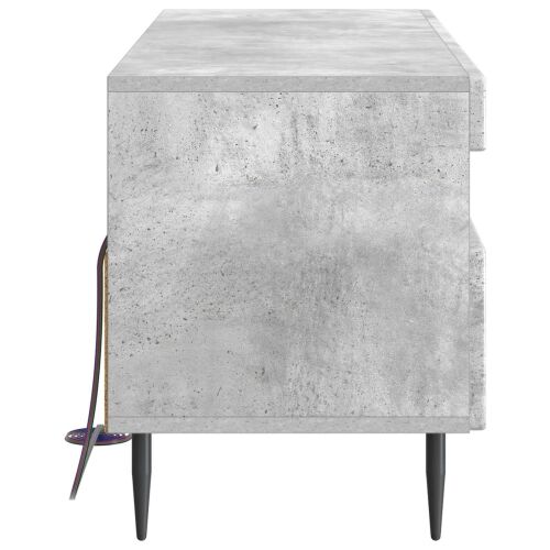 LED TV kabinet ZWOLLE 81 x 35 x 43 cm Betonska siva - Betonska siva Cijena