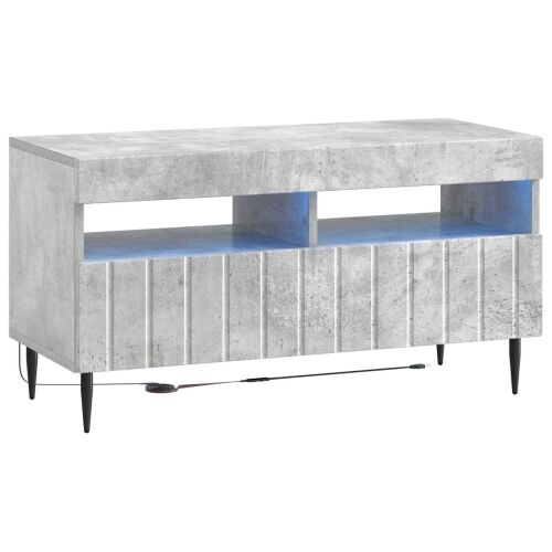 LED TV kabinet ZWOLLE 81 x 35 x 43 cm Betonska siva - Betonska siva Cijena
