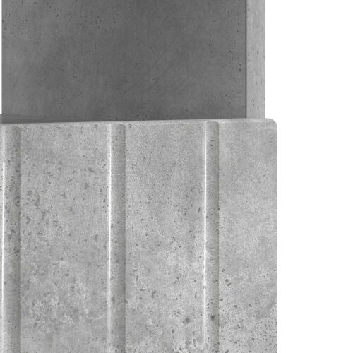 LED TV kabinet ZWOLLE 81 x 35 x 43 cm Betonska siva - Betonska siva Cijena