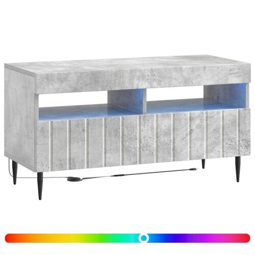 LED TV kabinet ZWOLLE 81 x 35 x 43 cm Betonska siva - Betonska siva Cijena