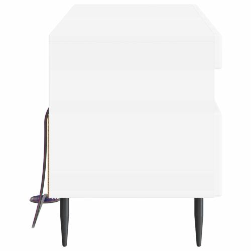 LED TV kabinet ZWOLLE 81 x 35 x 43 cm Bijela visokog sjaja - Bijela visokog sjaja Cijena