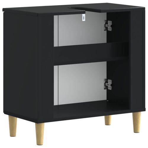 Kupaonski ormarić za sudoper ARNHEM Crna 59,5 x 31,5 x 59 cm - Crna Cijena