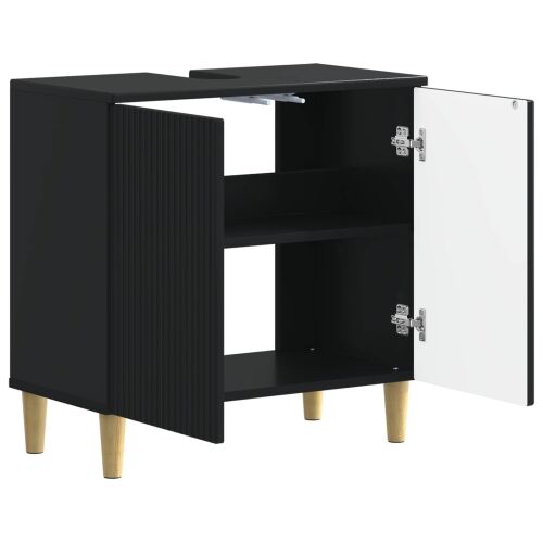 Kupaonski ormarić za sudoper ARNHEM Crna 59,5 x 31,5 x 59 cm - Crna Cijena