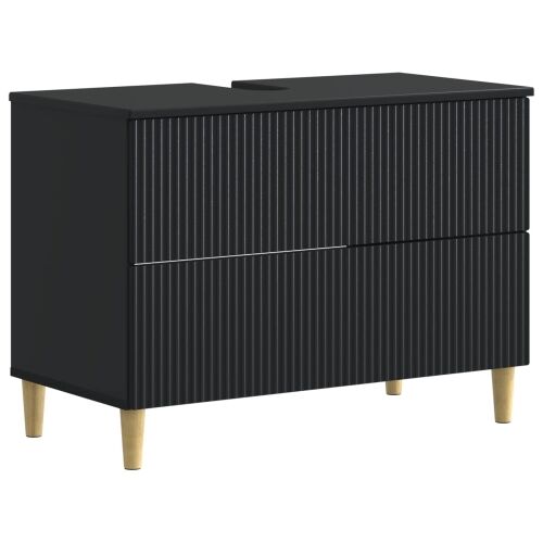 Kupaonski ormarić za sudoper ARNHEM Crna 82 x 41 x 59 cm - Crna Cijena