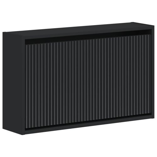 Ormar za cipele na zidu ARNHEM 71 x 17 x 43 cm Crna - Crna Cijena