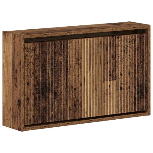 Ormar za cipele na zidu ARNHEM 71 x 17 x 43 cm Staro drvo - Staro drvo Cijena