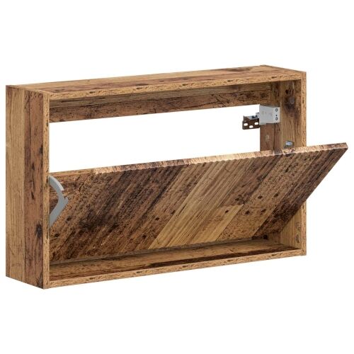 Ormar za cipele na zidu ARNHEM 71 x 17 x 43 cm Staro drvo - Staro drvo Cijena