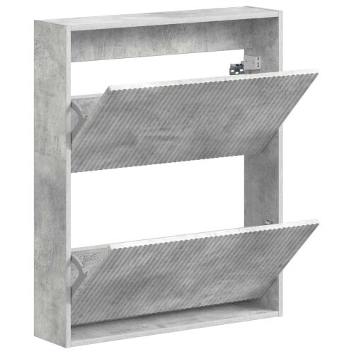 Ormar za cipele na zidu ARNHEM 71 x 17 x 86 cm Betonska siva - Betonska siva Cijena