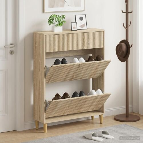 Ormar za cipele ARNHEM 78 x 24 x 103 cm Konstruirano drvo - Hrast sonoma Cijena