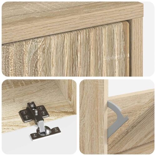 Ormar za cipele ARNHEM 78 x 24 x 103 cm Konstruirano drvo - Hrast sonoma Cijena