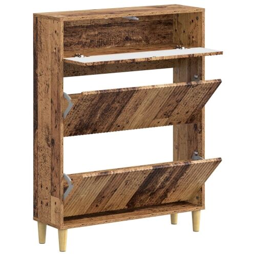 Ormar za cipele ARNHEM 78 x 24 x 103 cm Konstruirano drvo - Staro drvo Cijena