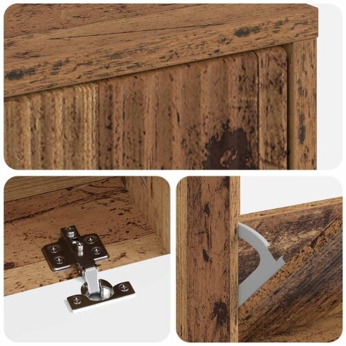 Ormar za cipele ARNHEM 78 x 24 x 103 cm Konstruirano drvo - Staro drvo Cijena