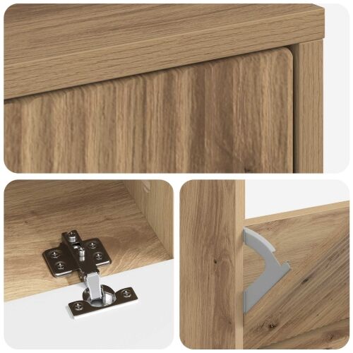 Ormar za cipele ARNHEM 78 x 24 x 103 cm Konstruirano drvo - Hrast artisan Cijena