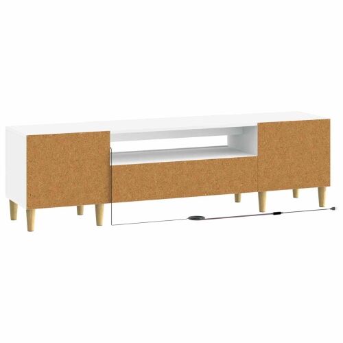 LED TV kabinet ARNHEM 153 x 35 x 43 cm Bijela Konstruirano drvo - Bijela Cijena