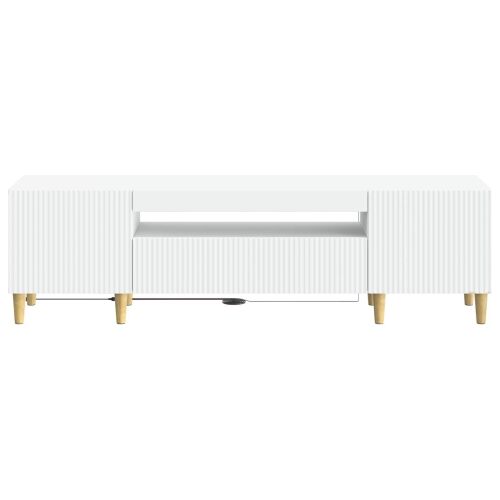 LED TV kabinet ARNHEM 153 x 35 x 43 cm Bijela Konstruirano drvo - Bijela Cijena